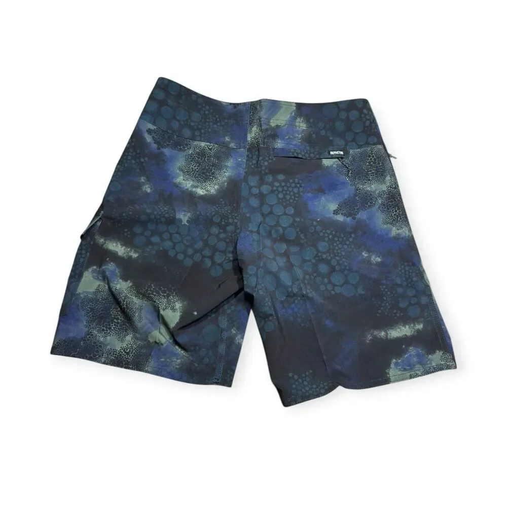 Depactus Long Range Board Shorts Navy Surf Stretch Beach *Choose your Size* BNWT